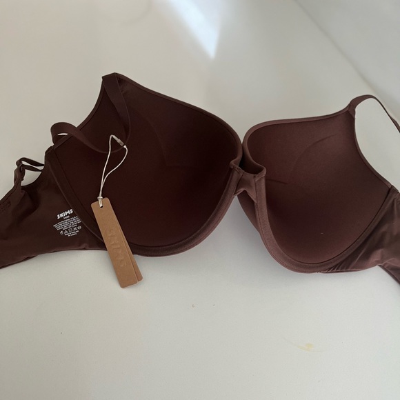 SOLD NWT SKIMS Fits Everybody Super Push-up Bra 34DDD cocoa - Picture 2 of 11